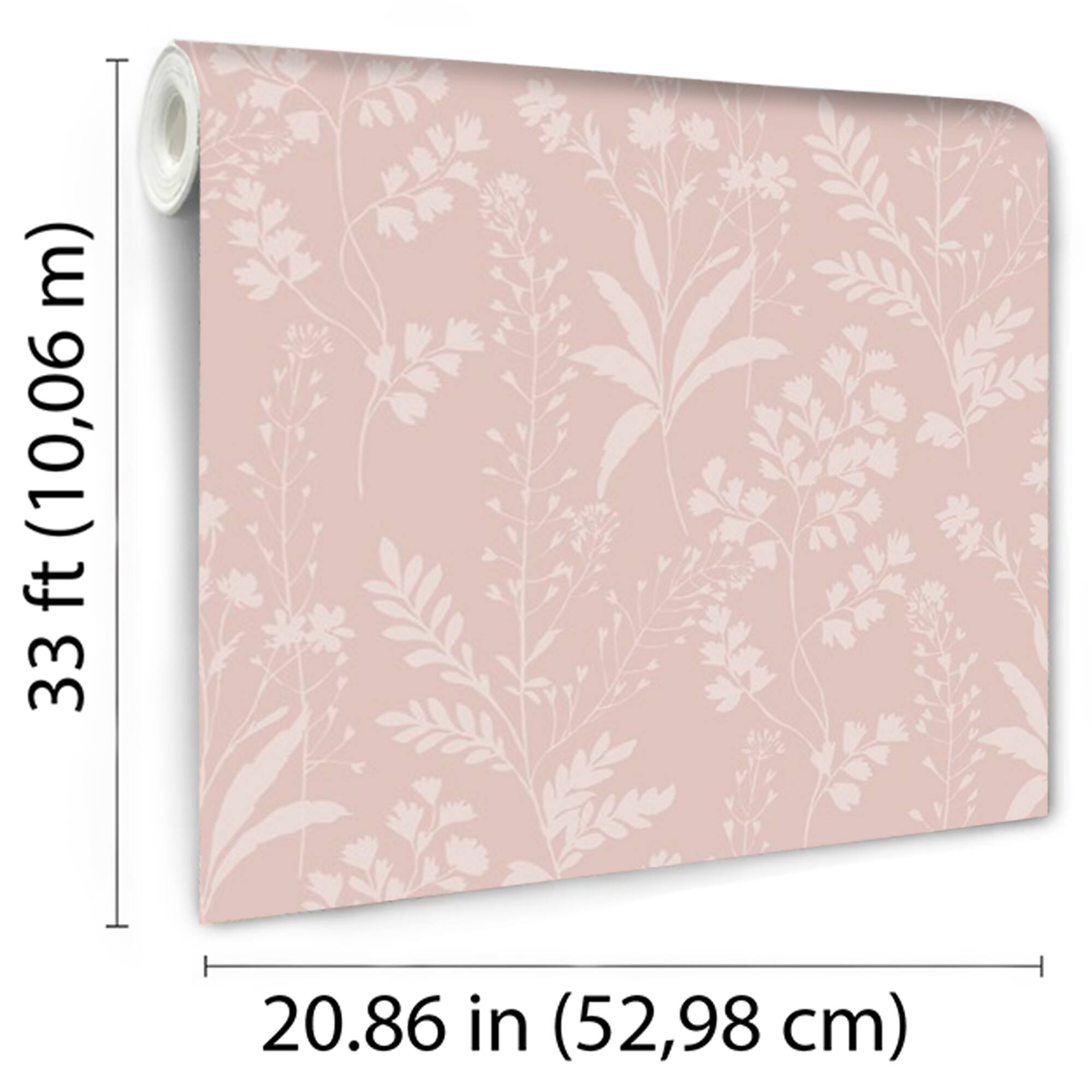 Designs Direct Wildflower Silhouettes Wallpaper